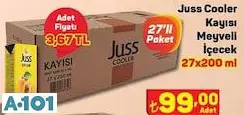 JUSS KAYISI MEYVE SUYU 27'Lİ PAKET JUSS KAYISI MEYVE SUYU 27'Lİ PAKET